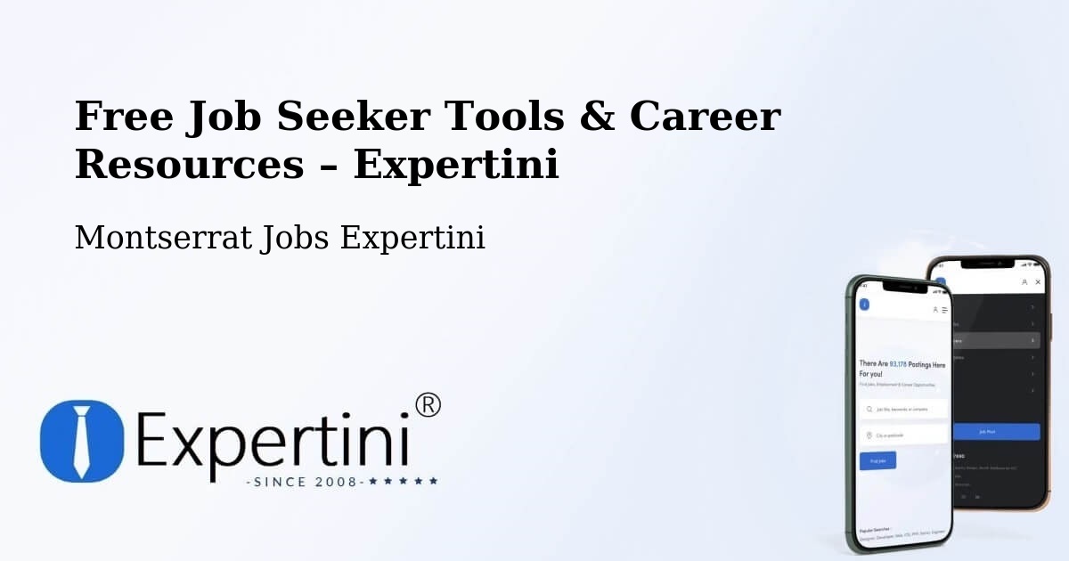 Free Job Seeker Tools & Career Resources – Marko Bottom - Marko Bottom, Montserrat Jobs Expertini